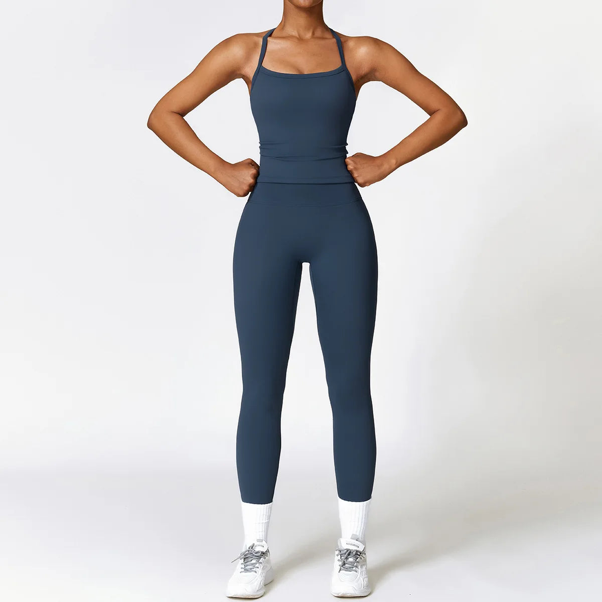 2-Piece Seamless Yoga Set for Women – Sports Bra & Leggings, Quick Dry, Breathable, Gym & Yoga Activewear