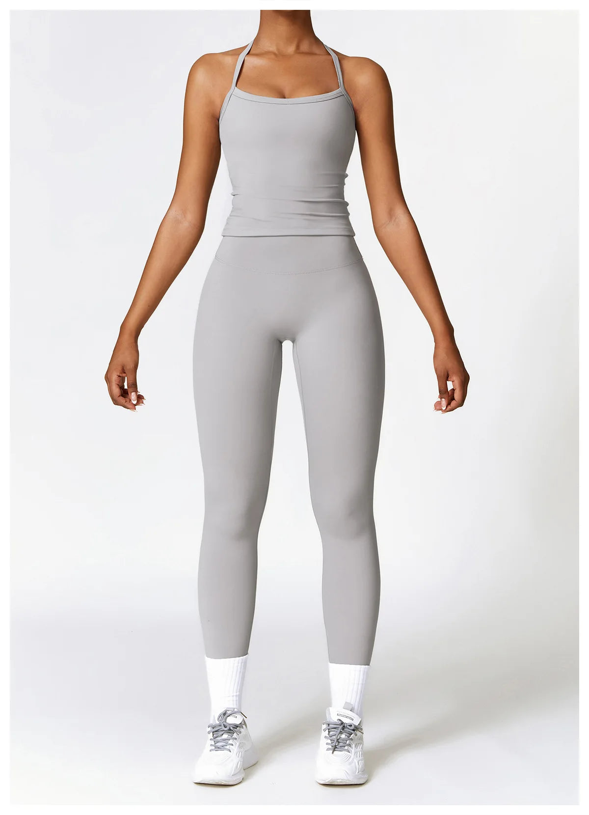 2-Piece Seamless Yoga Set for Women – Sports Bra & Leggings, Quick Dry, Breathable, Gym & Yoga Activewear