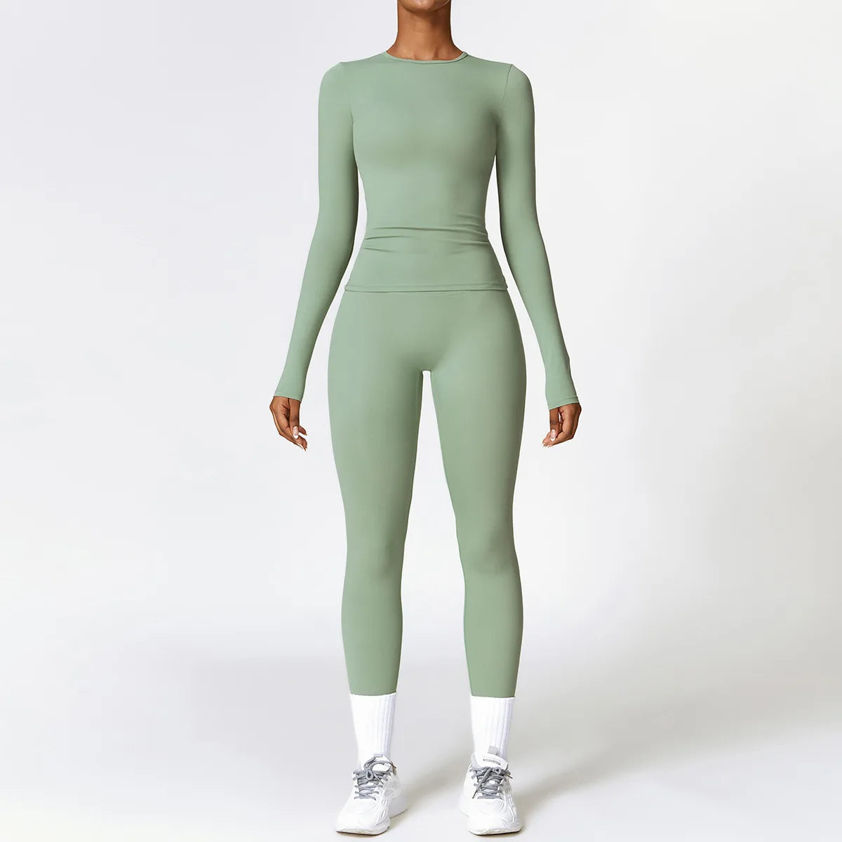 2-Piece Seamless Yoga Set for Women – Sports Bra & Leggings, Quick Dry, Breathable, Gym & Yoga Activewear