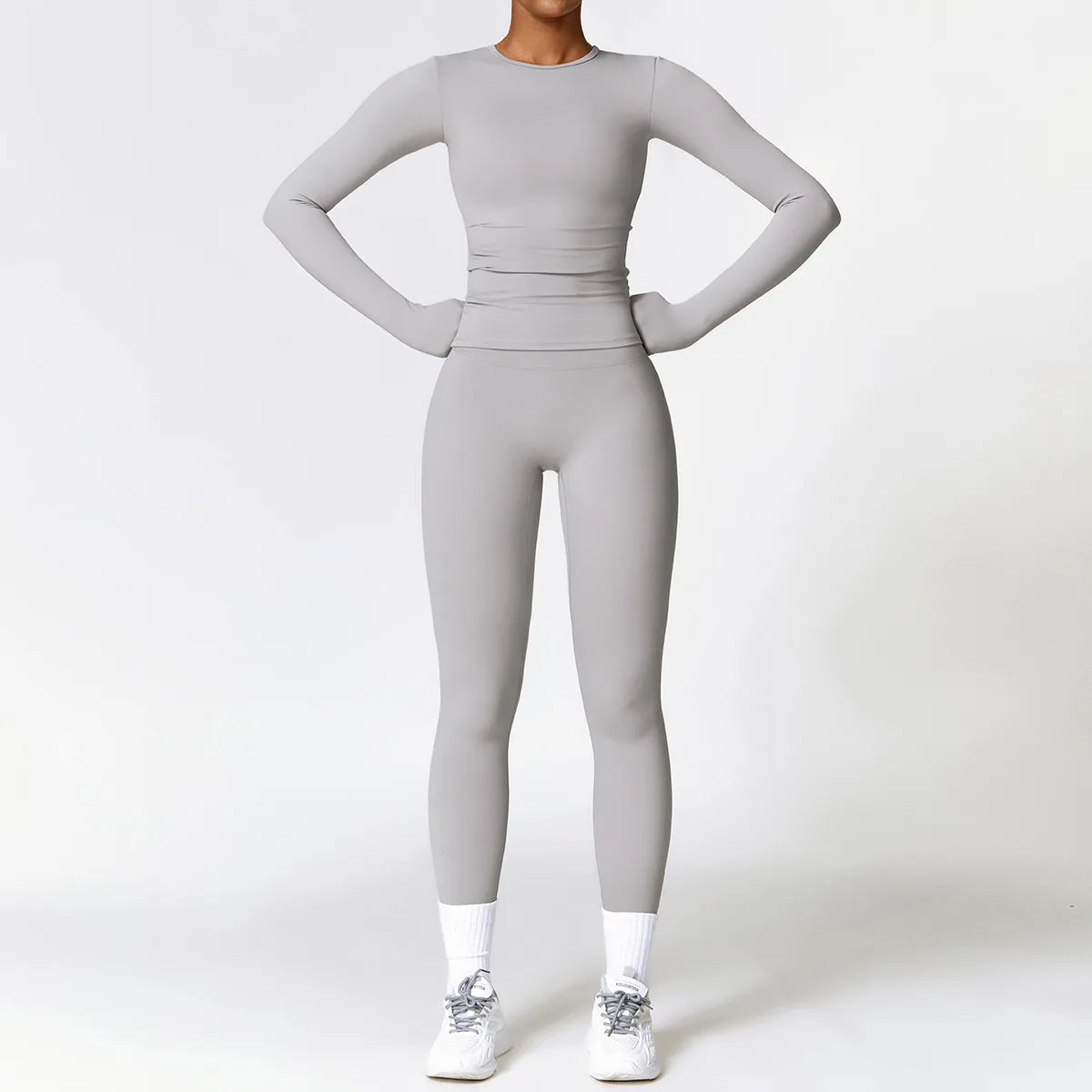 2-Piece Seamless Yoga Set for Women – Sports Bra & Leggings, Quick Dry, Breathable, Gym & Yoga Activewear