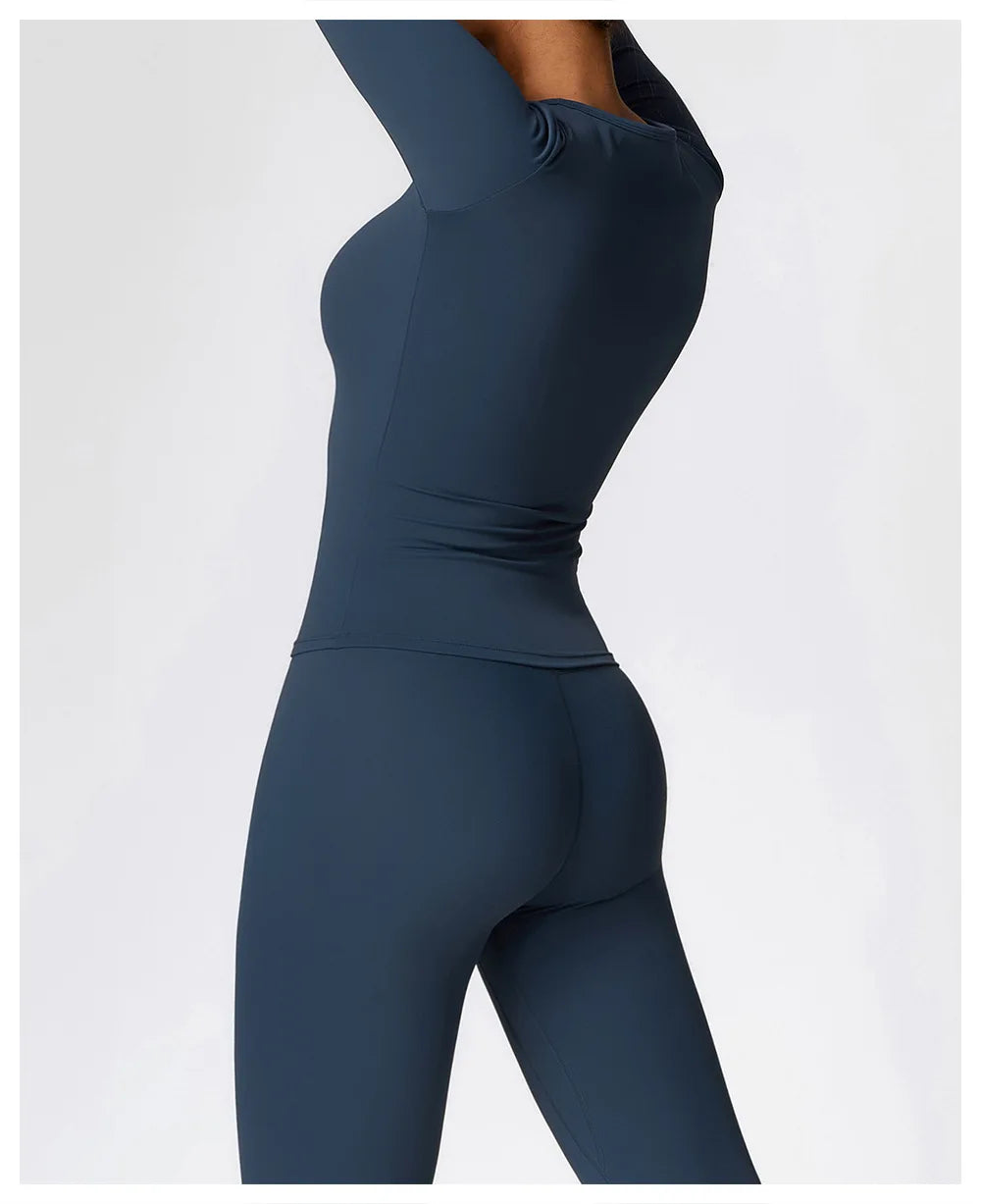 2-Piece Seamless Yoga Set for Women – Sports Bra & Leggings, Quick Dry, Breathable, Gym & Yoga Activewear