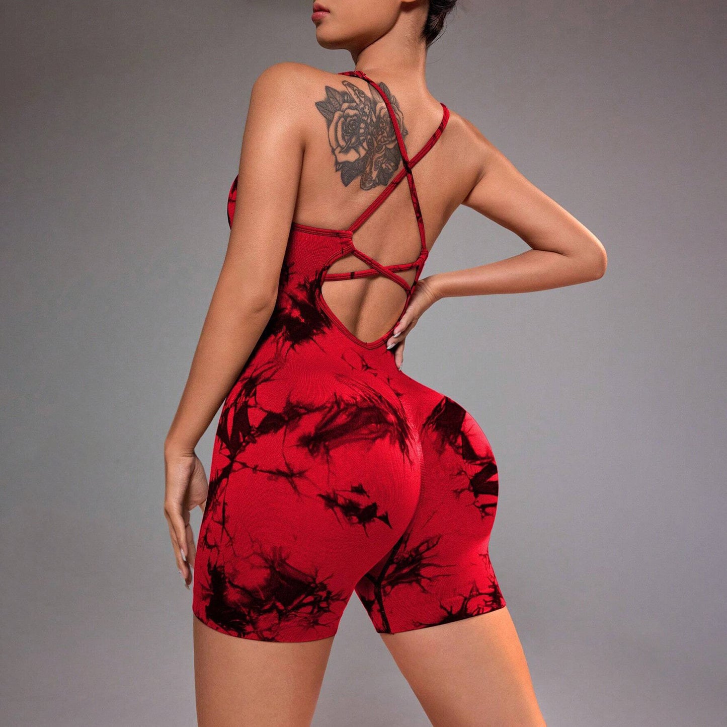 Yoga Bodysuit for Women Gym Sports Jumpsuit Sportswear Playsuits Activewear