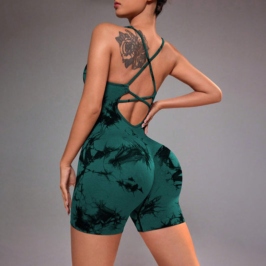 Yoga Bodysuit for Women Gym Sports Jumpsuit Sportswear Playsuits Activewear