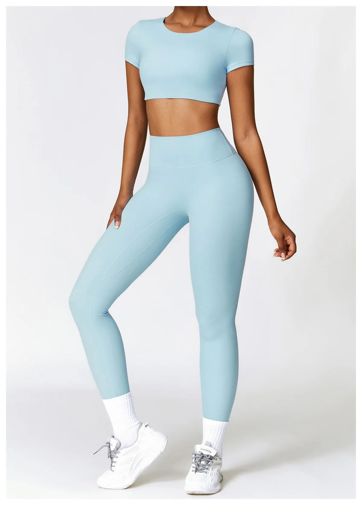 2-Piece Seamless Yoga Set for Women – Sports Bra & Leggings, Quick Dry, Breathable, Gym & Yoga Activewear