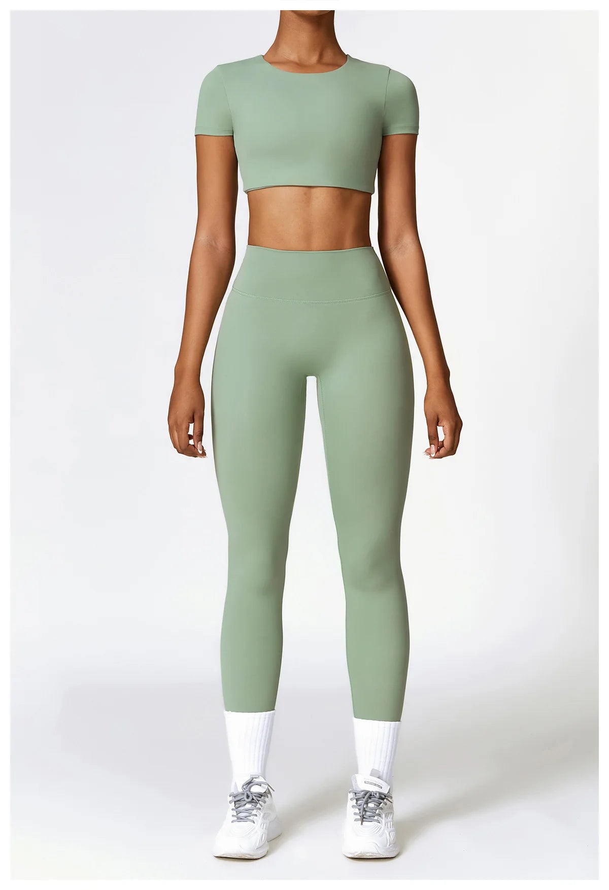 2-Piece Seamless Yoga Set for Women – Sports Bra & Leggings, Quick Dry, Breathable, Gym & Yoga Activewear