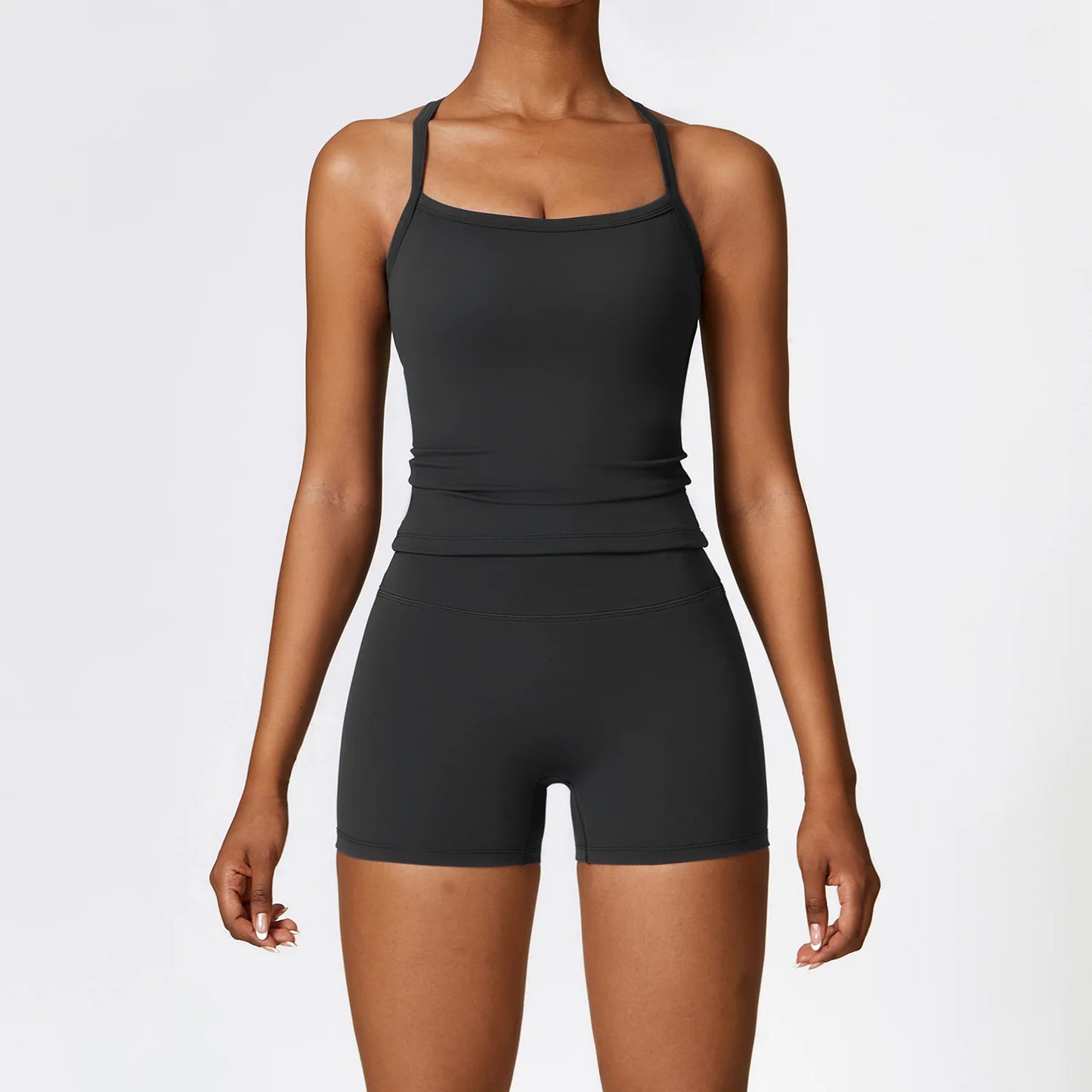 2-Piece Seamless Yoga Set for Women – Sports Bra & Leggings, Quick Dry, Breathable, Gym & Yoga Activewear