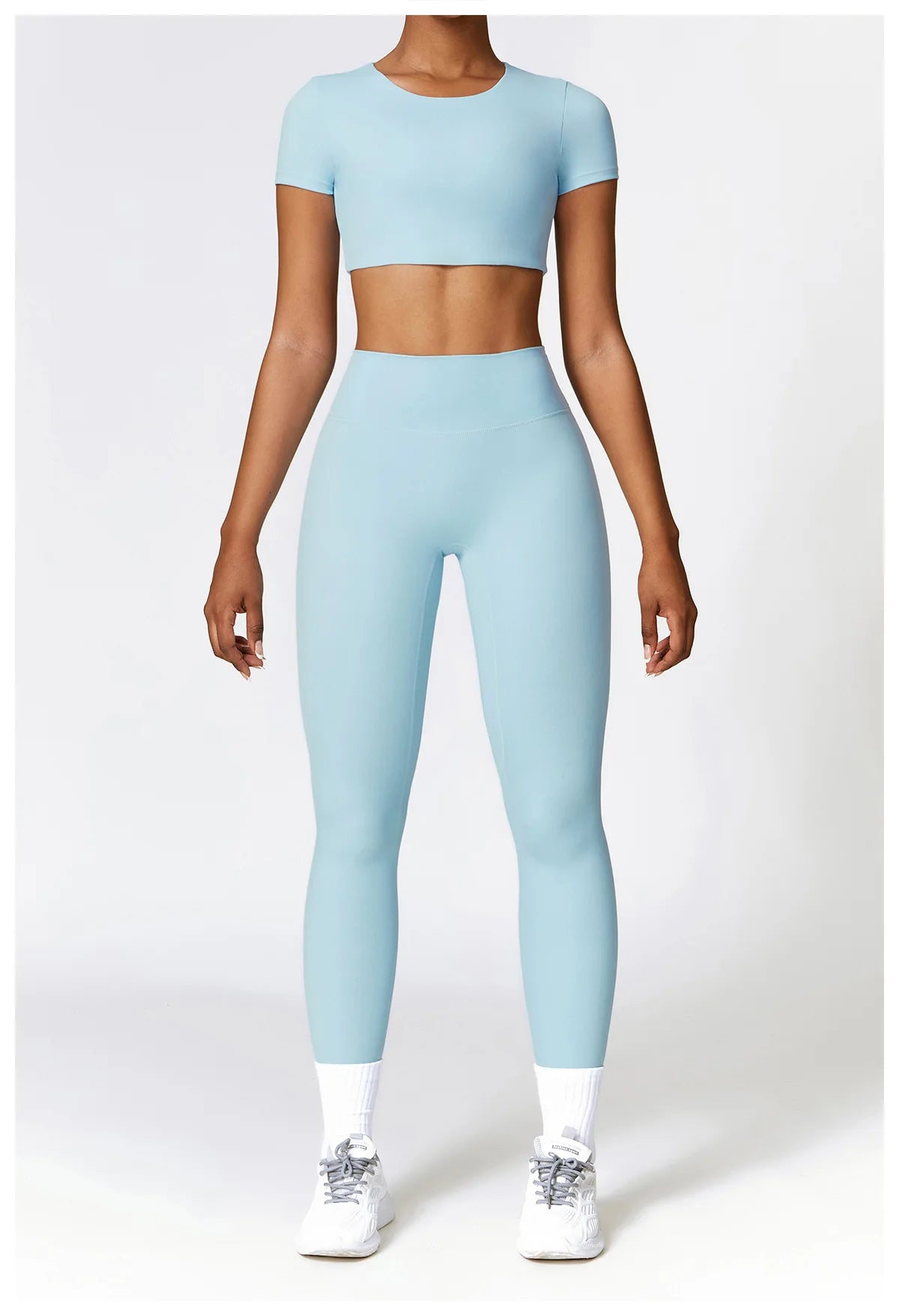 2-Piece Seamless Yoga Set for Women – Sports Bra & Leggings, Quick Dry, Breathable, Gym & Yoga Activewear