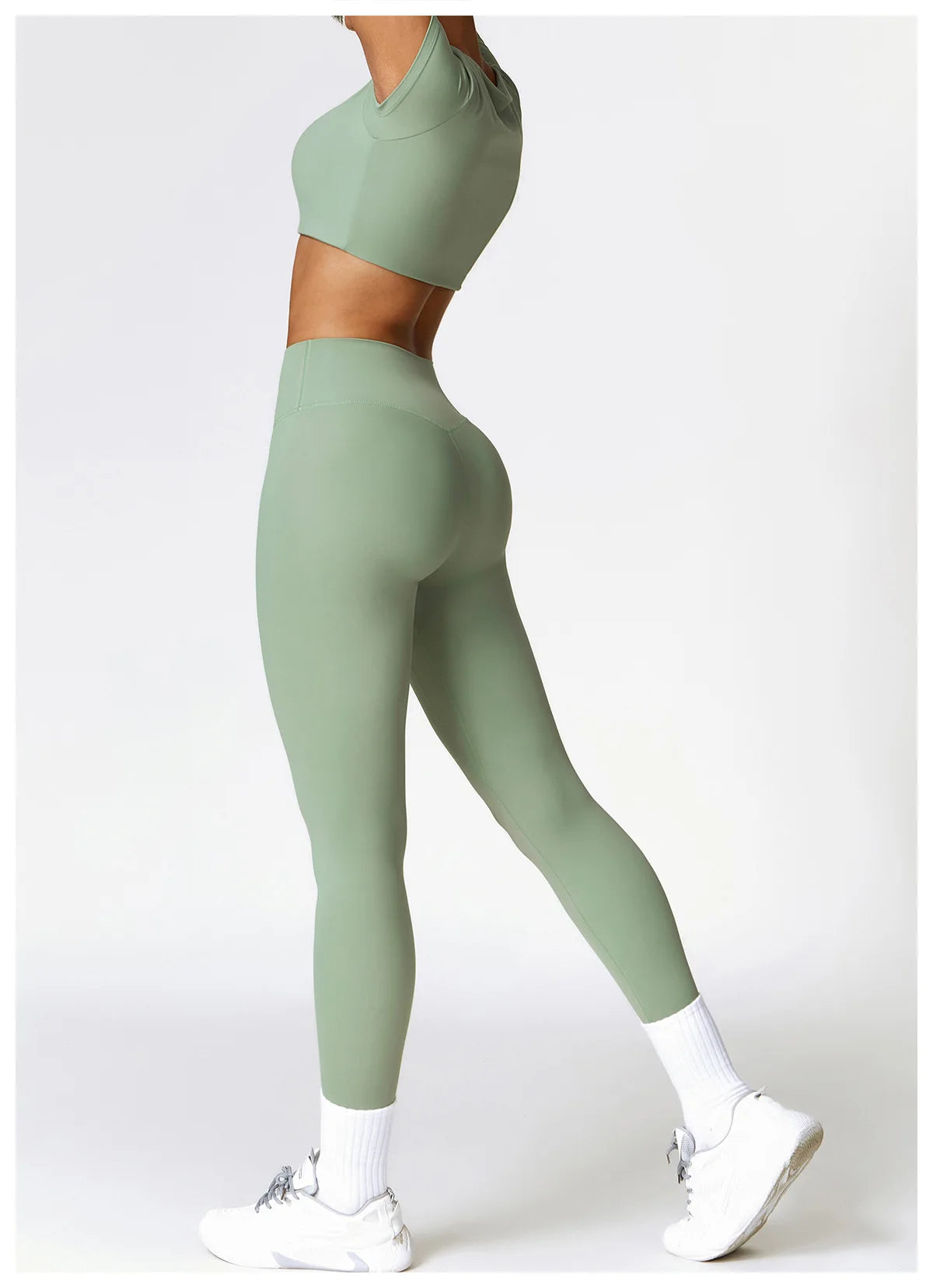 2-Piece Seamless Yoga Set for Women – Sports Bra & Leggings, Quick Dry, Breathable, Gym & Yoga Activewear
