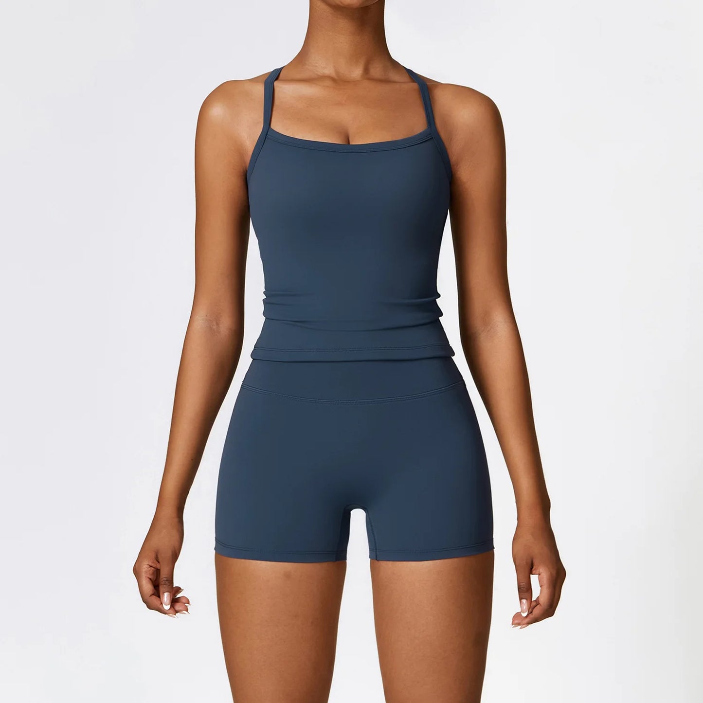 2-Piece Seamless Yoga Set for Women – Sports Bra & Leggings, Quick Dry, Breathable, Gym & Yoga Activewear