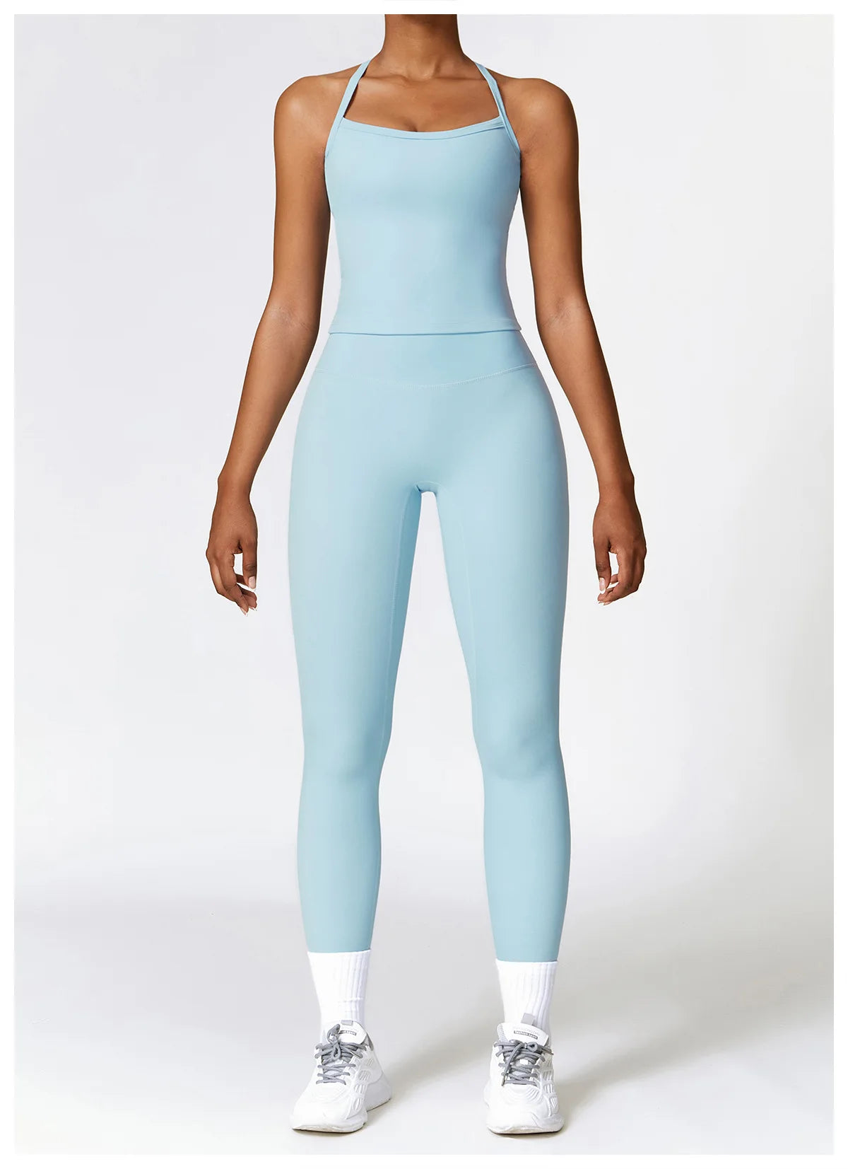 2-Piece Seamless Yoga Set for Women – Sports Bra & Leggings, Quick Dry, Breathable, Gym & Yoga Activewear