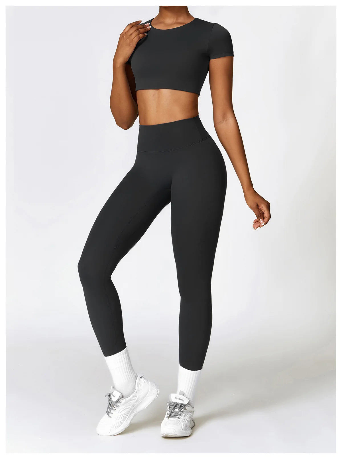2-Piece Seamless Yoga Set for Women – Sports Bra & Leggings, Quick Dry, Breathable, Gym & Yoga Activewear