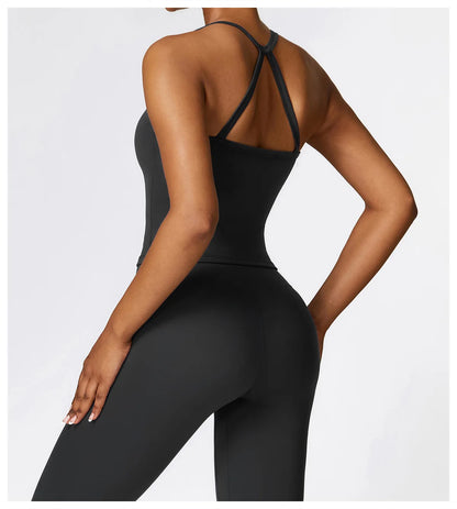 2-Piece Seamless Yoga Set for Women – Sports Bra & Leggings, Quick Dry, Breathable, Gym & Yoga Activewear