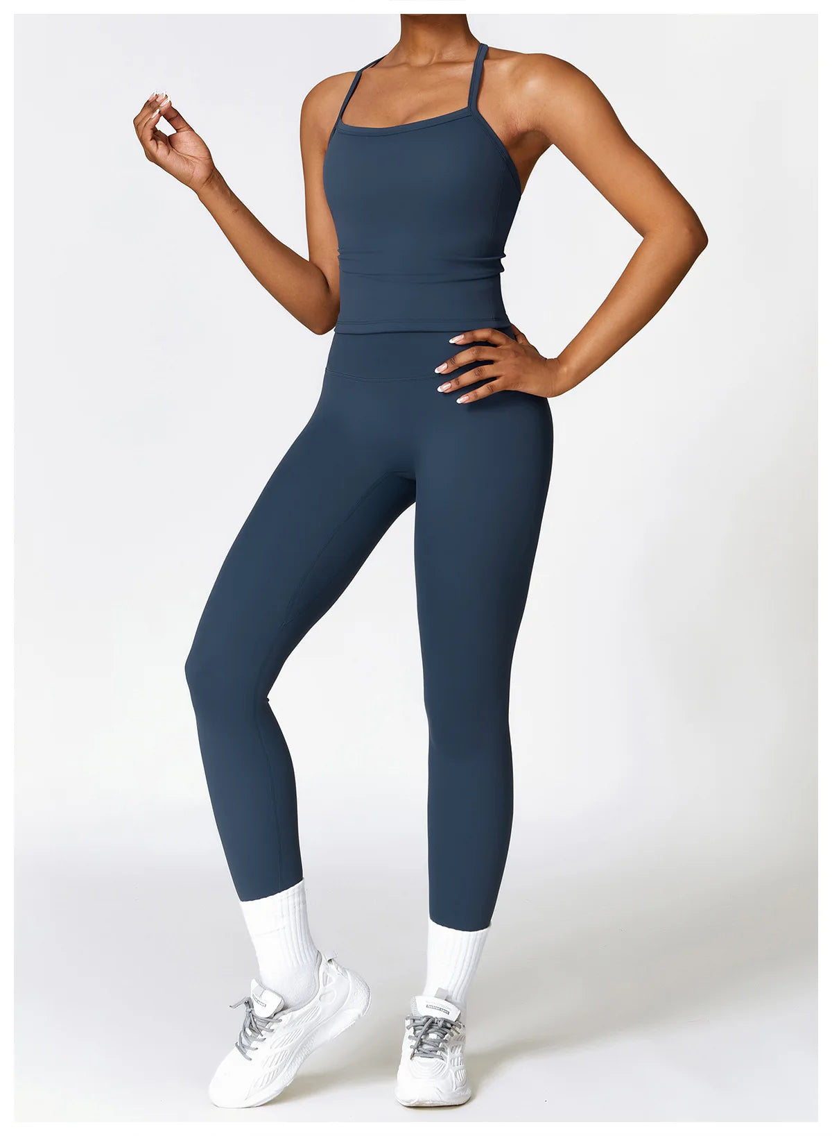 2-Piece Seamless Yoga Set for Women – Sports Bra & Leggings, Quick Dry, Breathable, Gym & Yoga Activewear