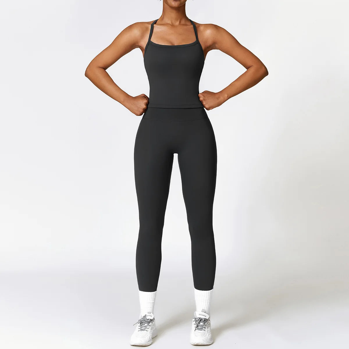 2-Piece Seamless Yoga Set for Women – Sports Bra & Leggings, Quick Dry, Breathable, Gym & Yoga Activewear
