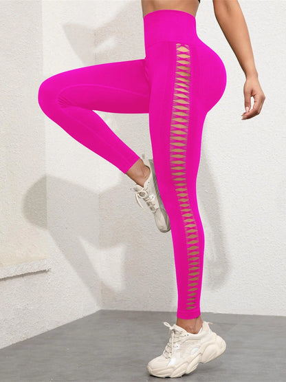 Tie Dye Seamless Leggings for Women – High Waist Yoga Pants with Scrunch Butt Lifting & Side Mesh Design