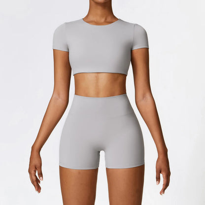 2-Piece Seamless Yoga Set for Women – Sports Bra & Leggings, Quick Dry, Breathable, Gym & Yoga Activewear
