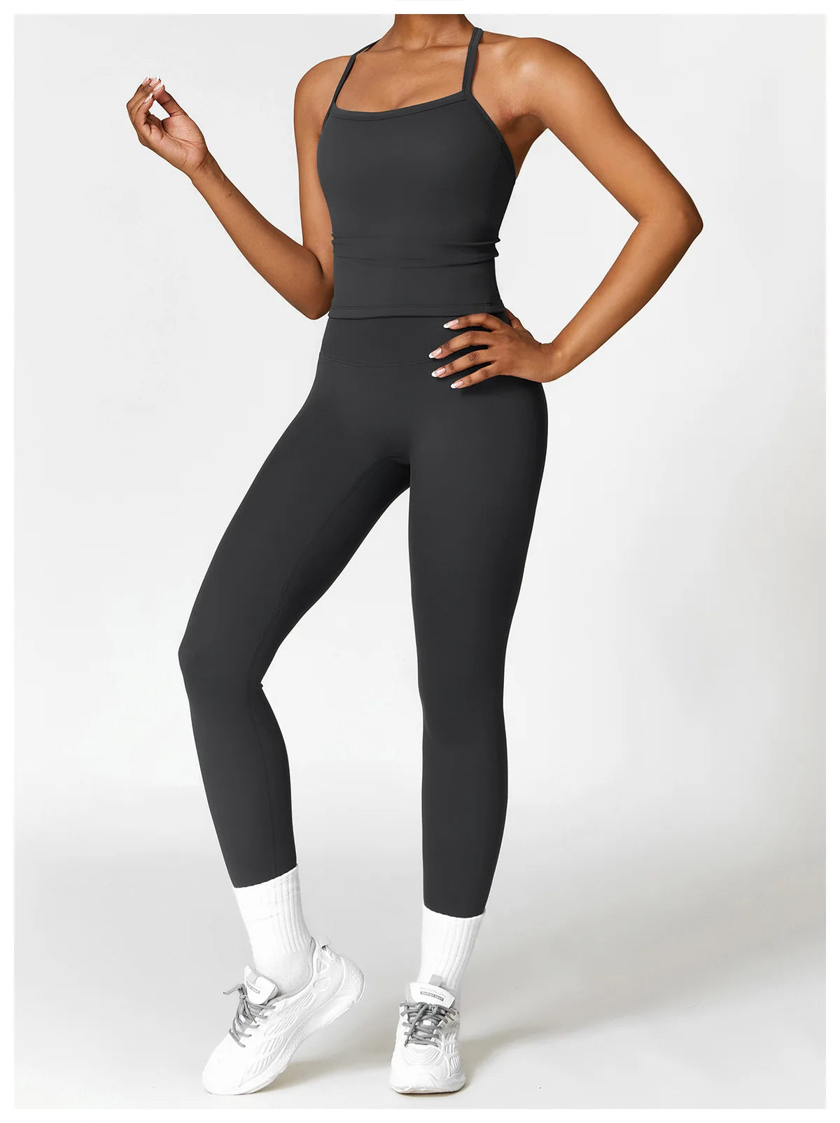 2-Piece Seamless Yoga Set for Women – Sports Bra & Leggings, Quick Dry, Breathable, Gym & Yoga Activewear