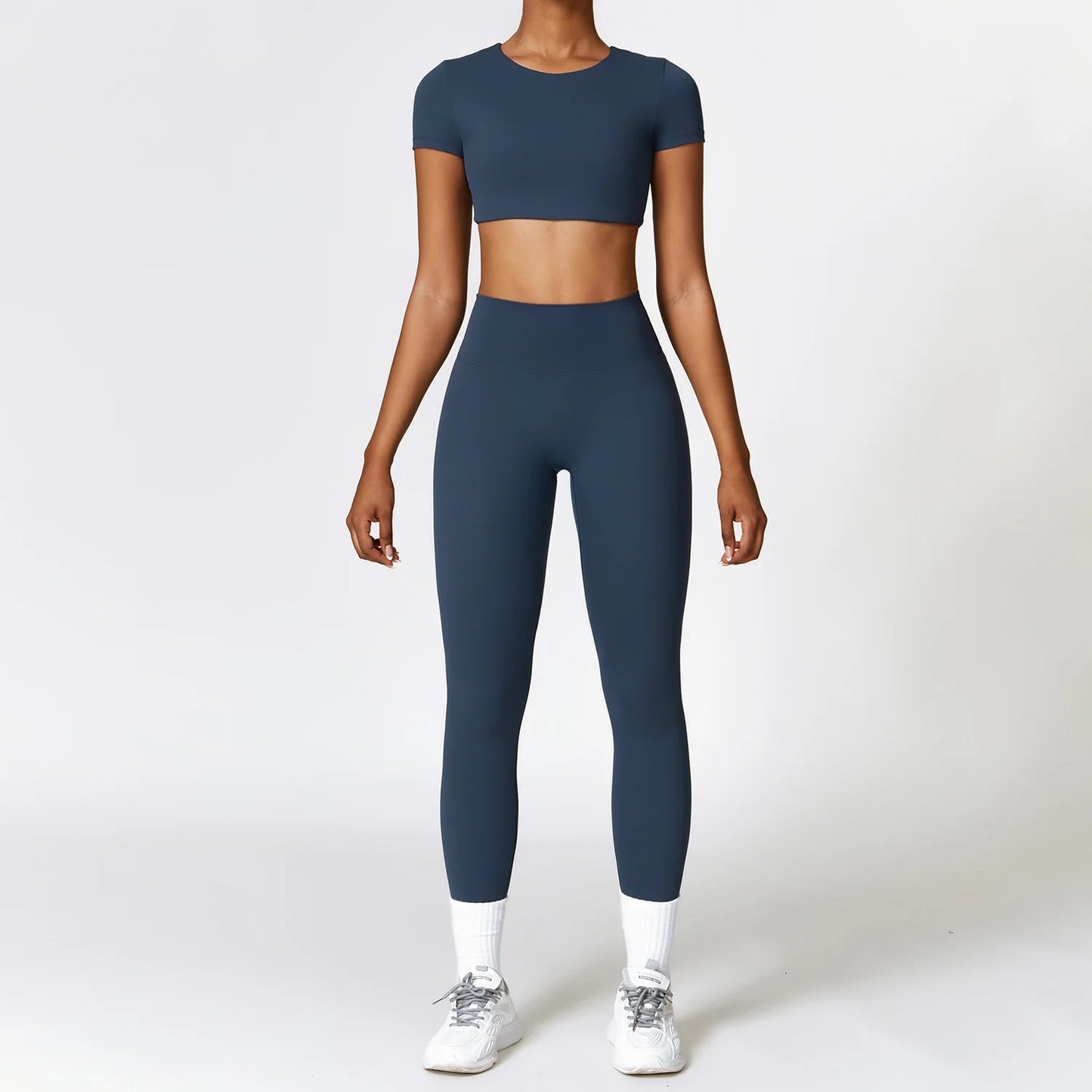 2-Piece Seamless Yoga Set for Women – Sports Bra & Leggings, Quick Dry, Breathable, Gym & Yoga Activewear