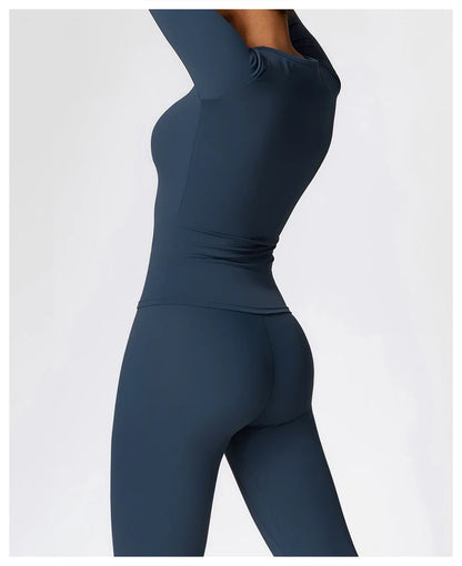 2-Piece Seamless Yoga Set for Women – Sports Bra & Leggings, Quick Dry, Breathable, Gym & Yoga Activewear