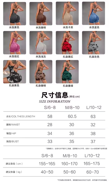 Yoga Bodysuit for Women Gym Sports Jumpsuit Sportswear Playsuits Activewear