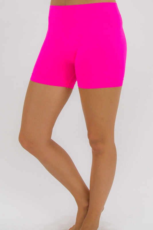 Neon Pink Yoga Short SH004